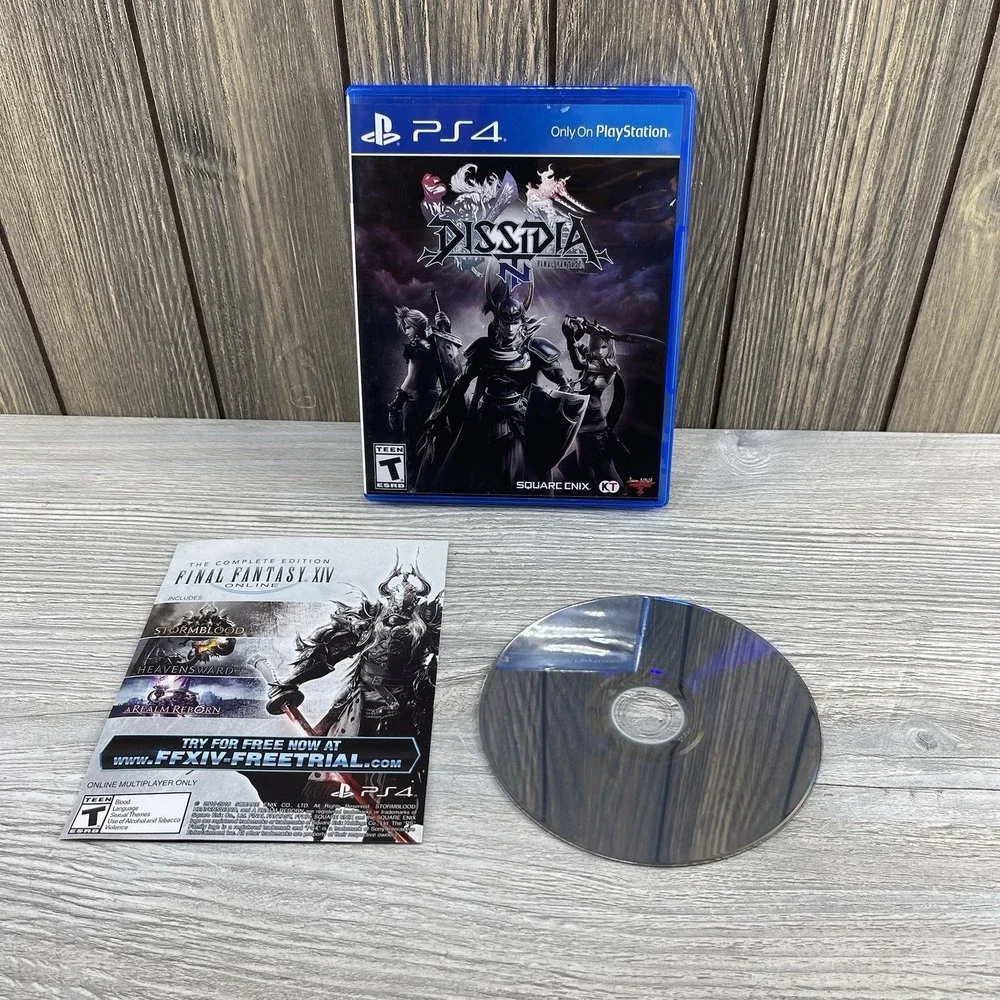 Dissidia Final Fantasy NT (Sony PlayStation 4, 2018, PS4) Tested Working